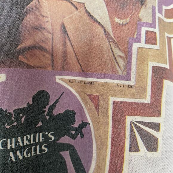 Vintage 70’s Charlie’s Angels Single Stitch Tee Shirt. Size Large. Rare. Graphic - Picture 5 of 16